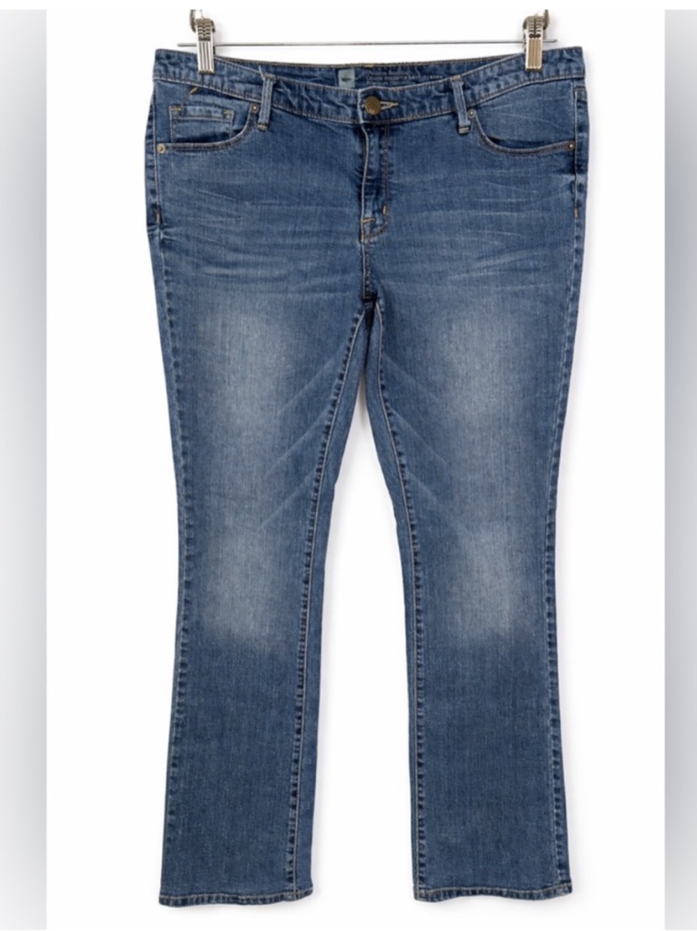 Mossimo Supply Co. Medium Blue Bootcut Jeans Women’s 14 Short